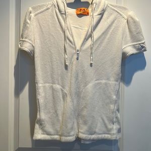 Juicy Couture Short Sleeve Terry Cloth Hoodie